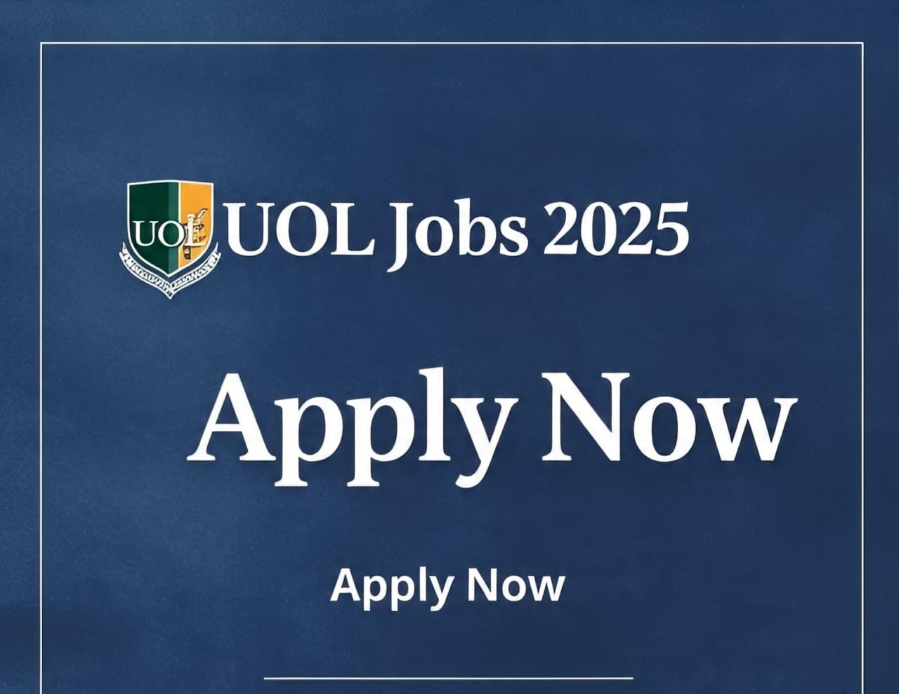 University of Lahore UOL Jobs 2025