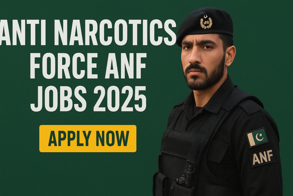 Anti Narcotics Force ANF Jobs 2025