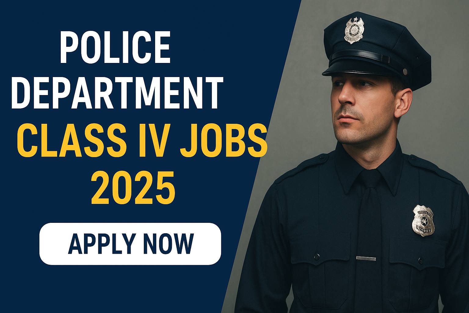Police Department Class IV Jobs 2025