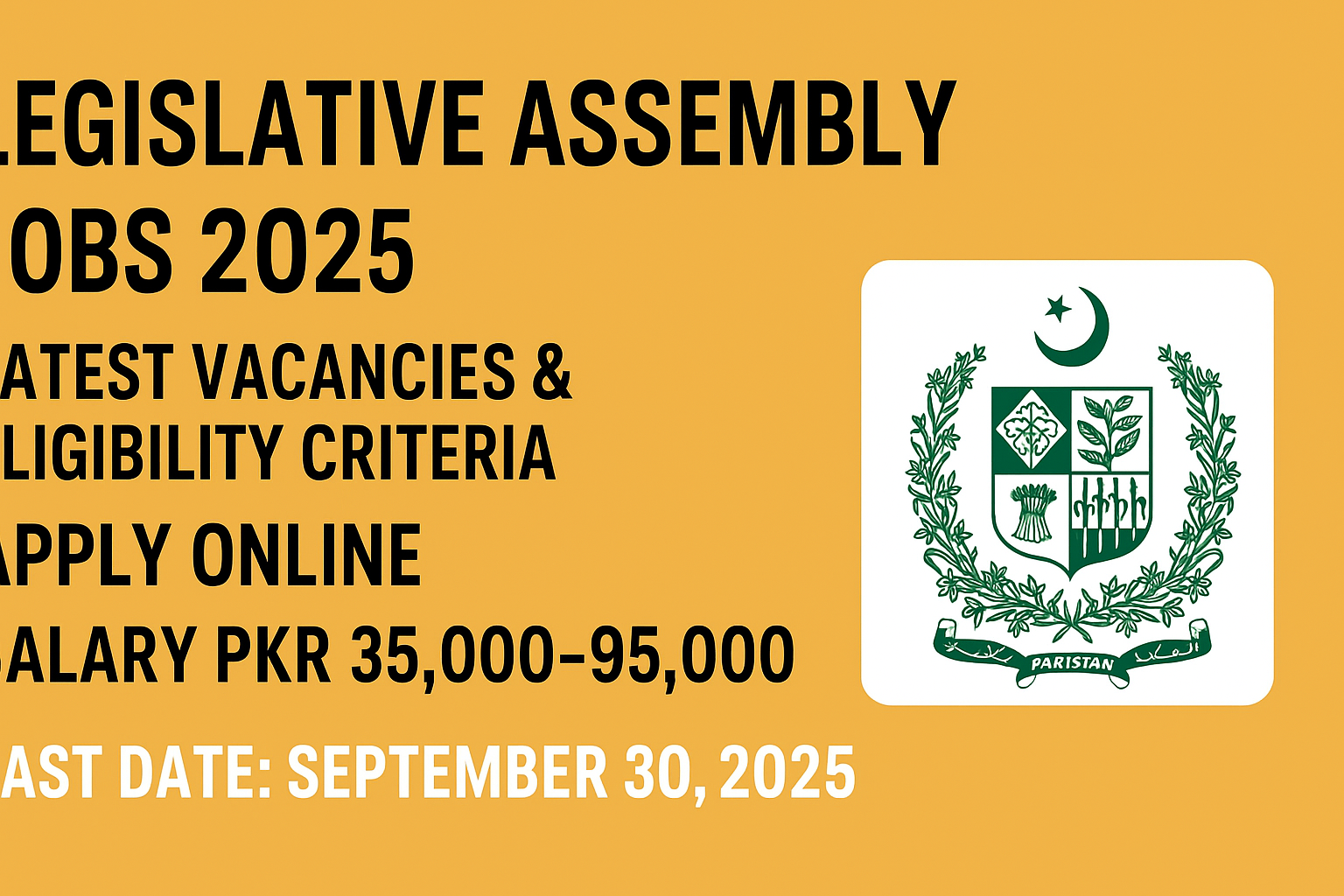 Legislative Assembly Jobs 2025