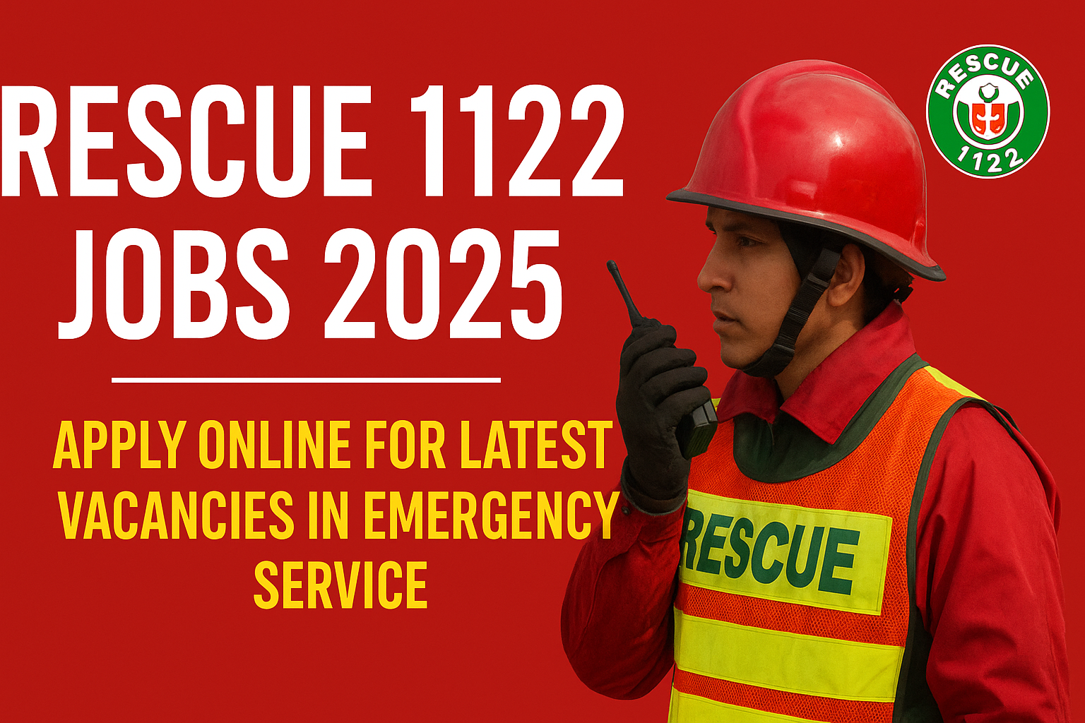 Rescue 1122 Jobs 2025