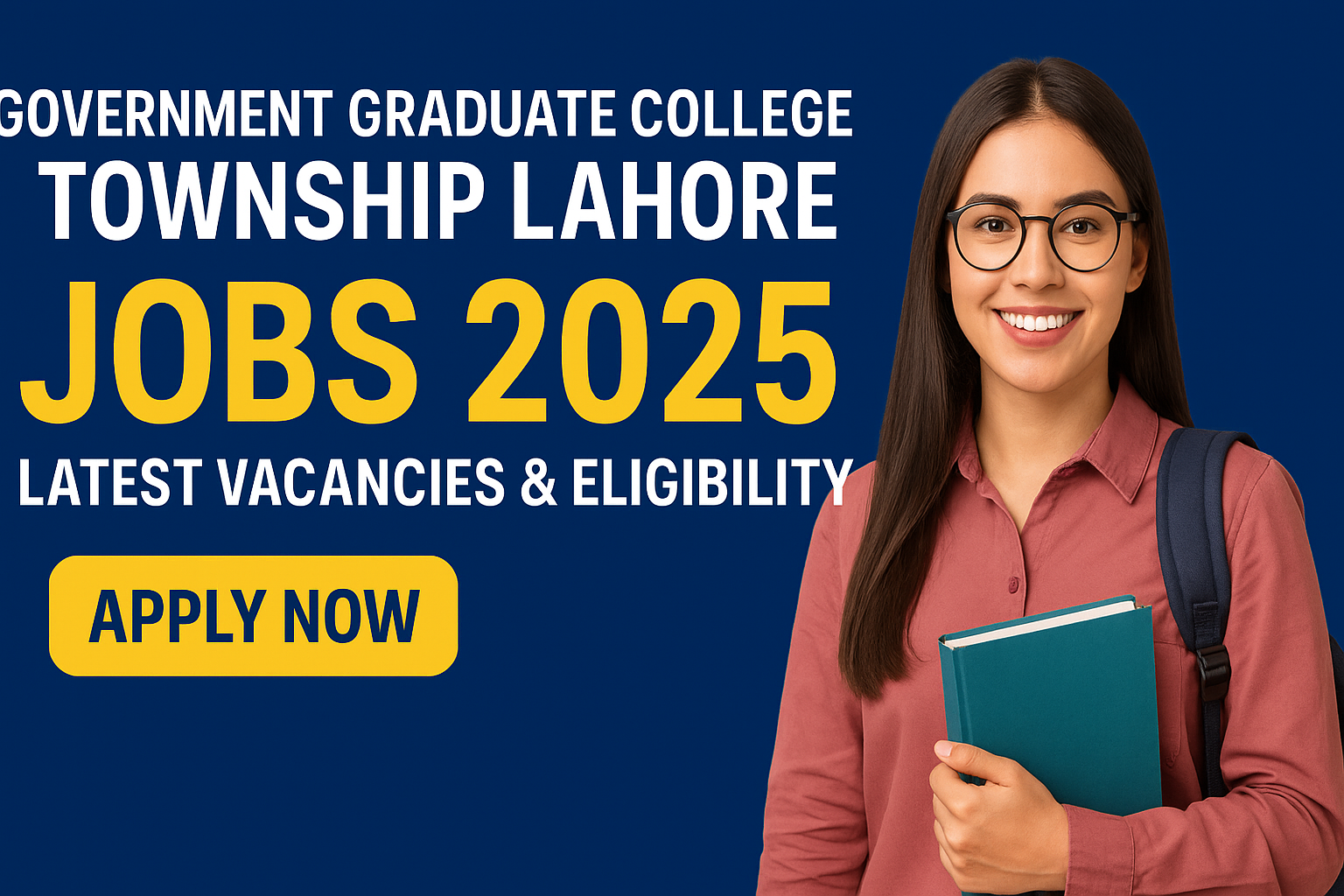 Government Graduate College Township Lahore Jobs 2025