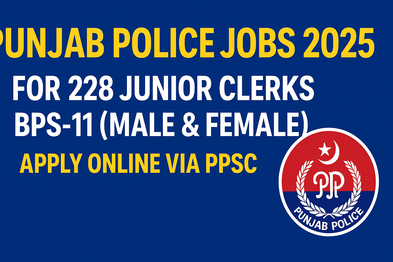 Punjab Police Jobs 2025